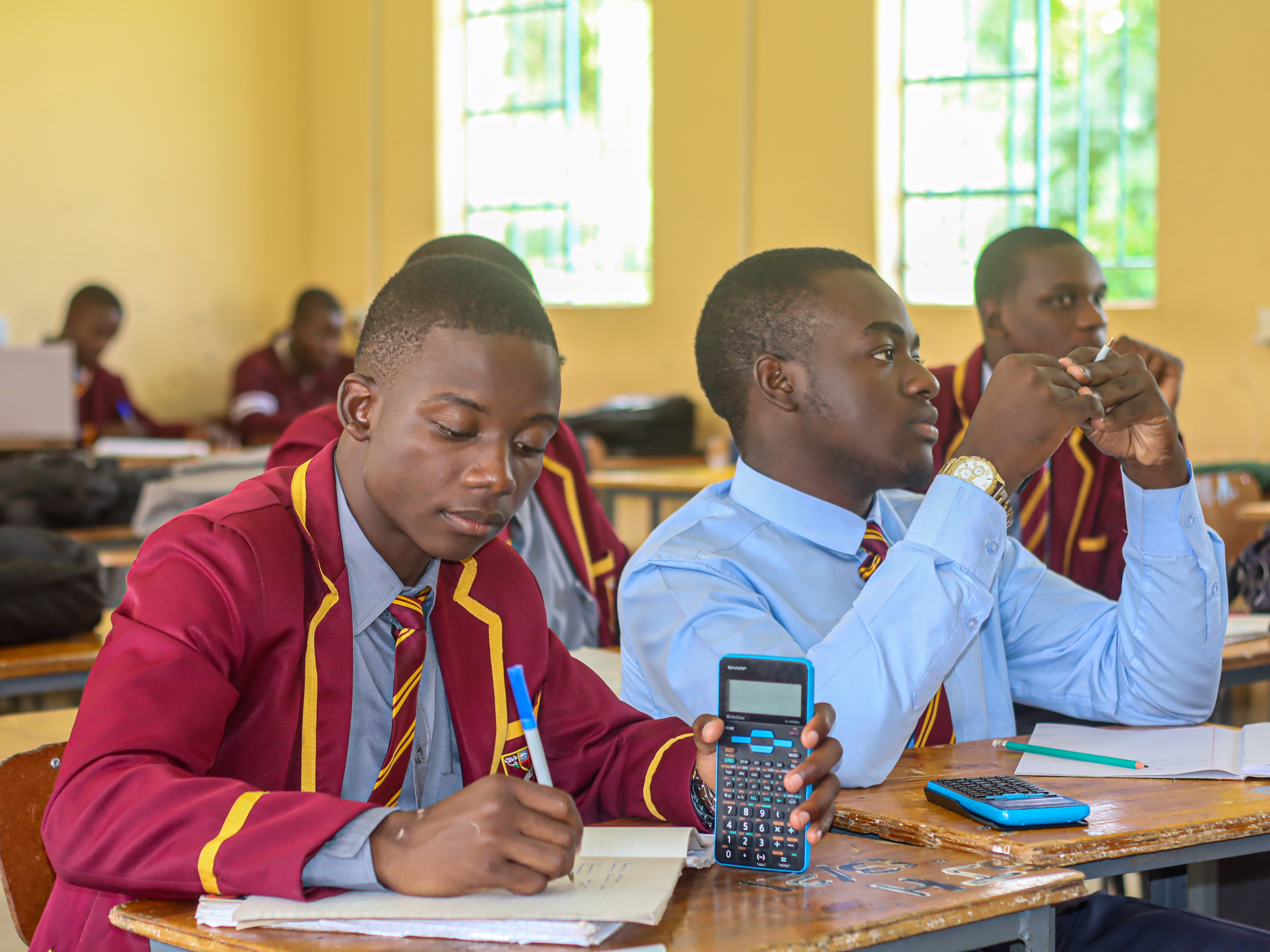 Upper Six learners